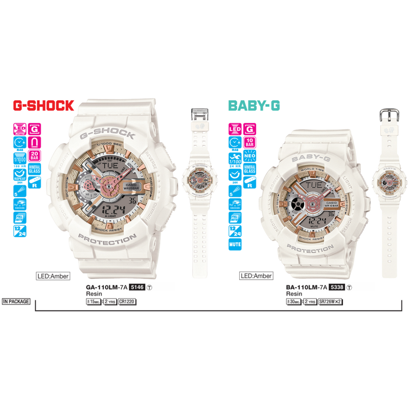 Casio Cặp đôi LOV-24A-7ADR