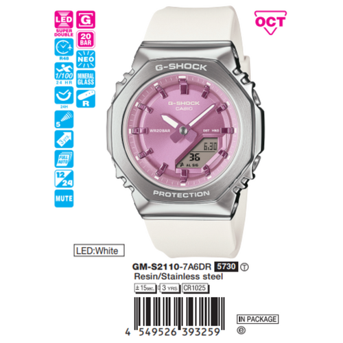 Casio G-Shock Nữ GM-S2110-7A6DR