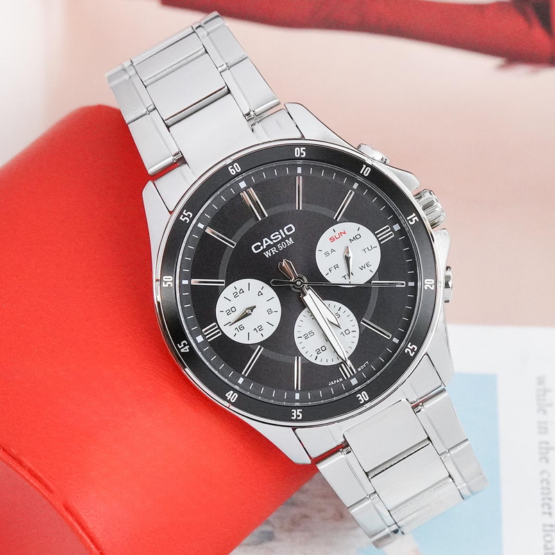 Đồng Hồ Casio Nam MTP-1374D-1A3VDF (MTP-1374D-1A3V) Giá Tốt