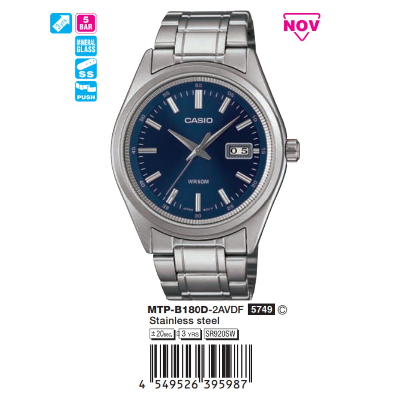Casio Nam MTP-B180D-2AVDF