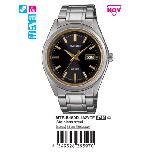 Casio Nam MTP-B180D-1A2VDF