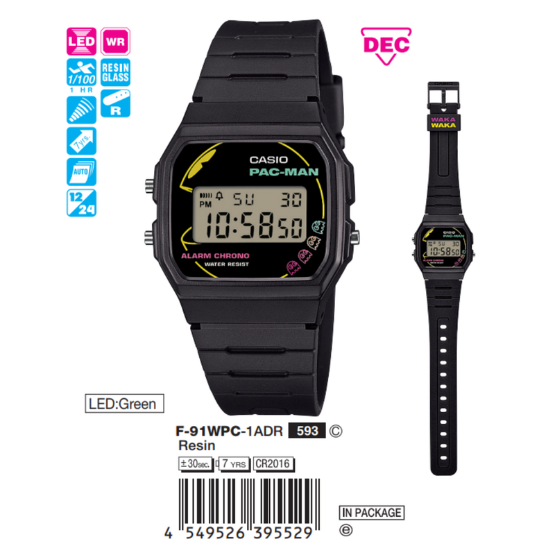 Casio Unisex F-91WPC-1ADR