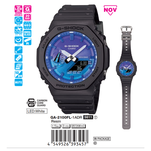 Casio Nam GA-2100FL-1ADR