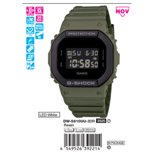 Casio Nam DW-5610UU-3DR