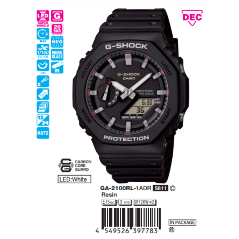 Casio Nam GA-2100RL-1ADR