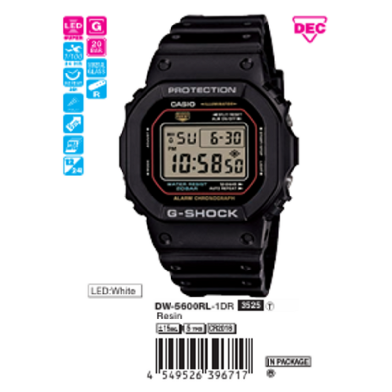 Casio Nam DW-5600RL-1DR