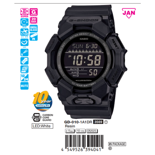 Casio Nam GD-010-1A1DR