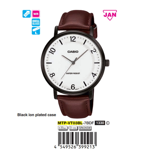 Casio Nam MTP-VT03BL-7BDF