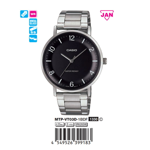 Casio Nam MTP-VT03D-1BDF