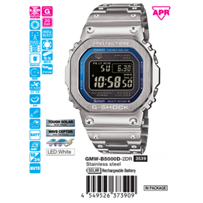 Casio G-Shock Unisex GMW-B5000D-2DR