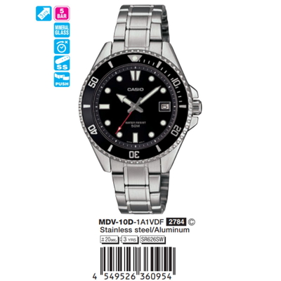 Casio Nam MDV-10D-1A1VDF