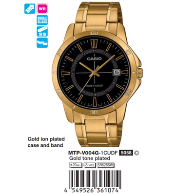 Casio Nam MTP-V004G-1CUDF