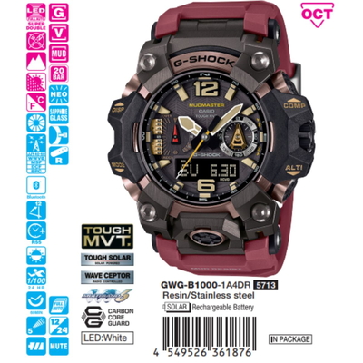 Casio G-Shock Nam GWG-B1000-1A4DR