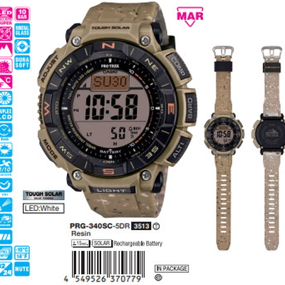 Casio Protrek Nam PRG-340SC-5DR