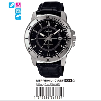 Casio Nam MTP-VD01L-1CVUDF