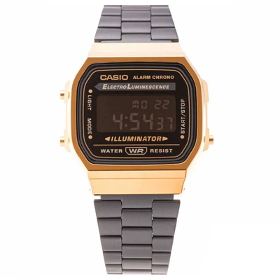 Casio - Unisex A168WEGB-1BDF Size 38.6 × 36.3 mm