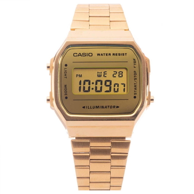 Casio - Nam A168WEGM-9DF Size 38.6 × 36.3 mm