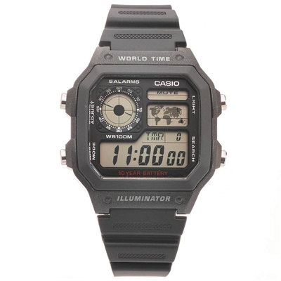 Casio Nam AE-1200WH-1AVDF Nhựa, Chính Hãng 100%
