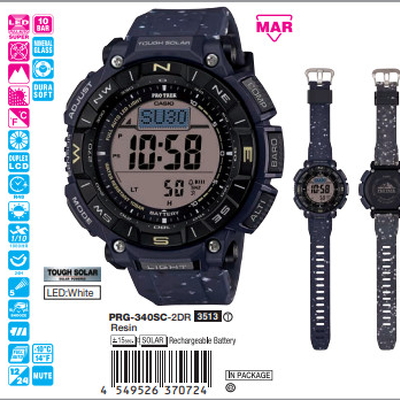 Casio Protrek Nam PRG-340SC-2DR