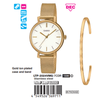 Casio Nữ LTP-2024VMG-7CDR