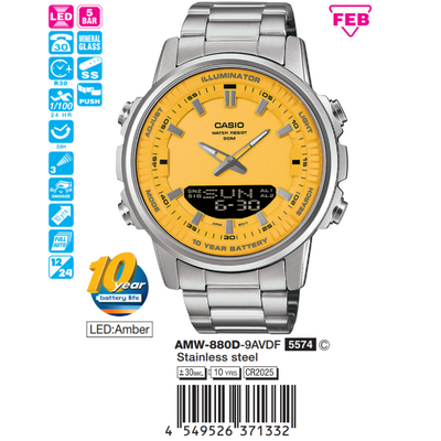 Casio Nam AMW-880D-9AVDF