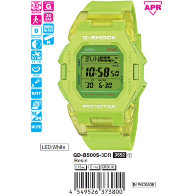 Casio G-Shock GD-B500S-3DR