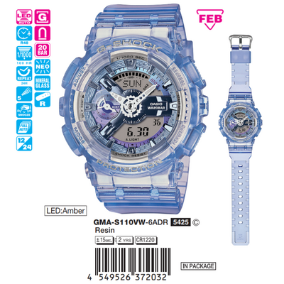Casio G-Shock Nữ GMA-S110VW-6ADR