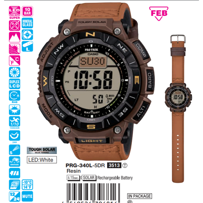 Casio Nam PRG-340L-5DR