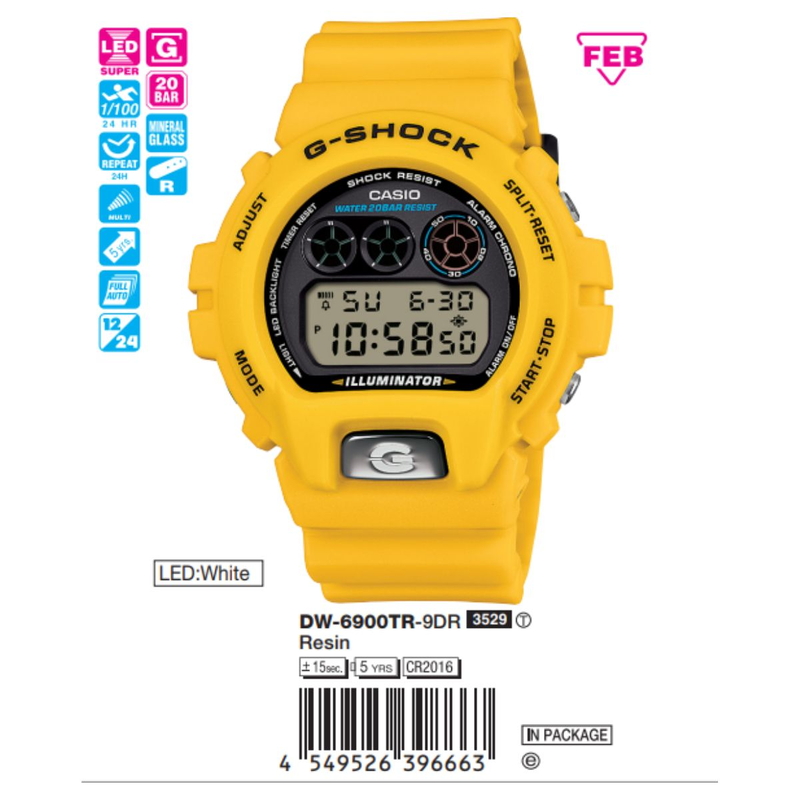 Casio Nam DW-6900TR-9DR