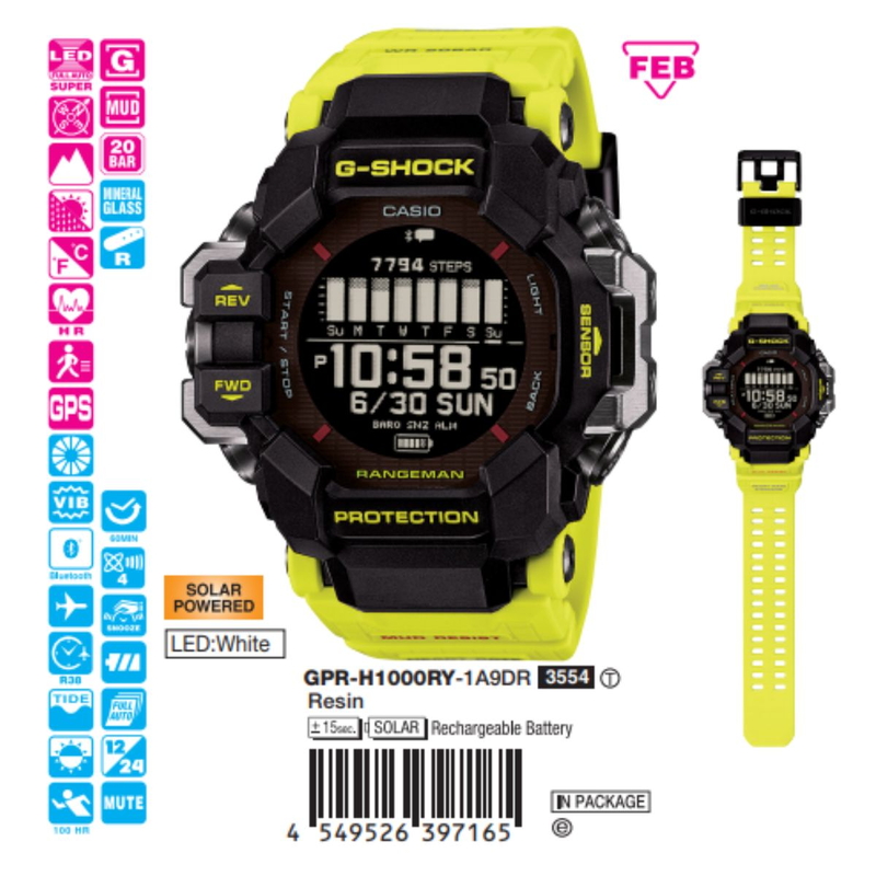 Casio Nam GPR-H1000RY-1A9DR