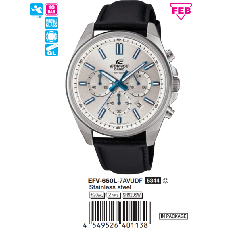 Casio Edifice Nam EFV-650L-7AVUDF