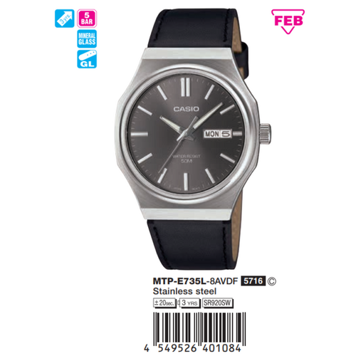 Casio MTP Nam MTP-E735L-8AVDF