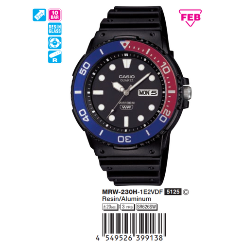 Casio MCW Nam MRW-230H-1E2VDF