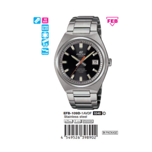 Casio Nam EFB-109D-1AVDF