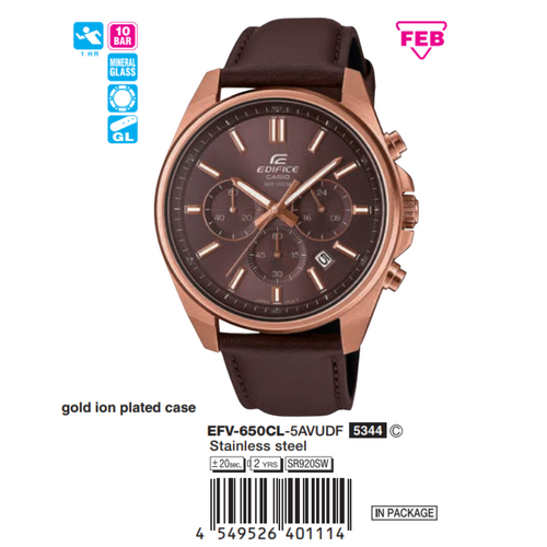 Casio Edifice Nam EFV-650CL-5AVUDF