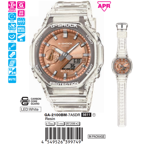 Casio G-Shock Nam GA-2100BM-7A5DR