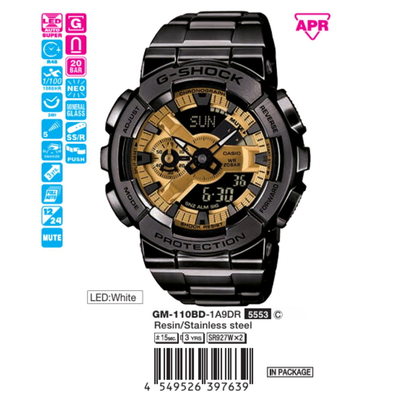 Casio Nam GM-110BD-1A9DR