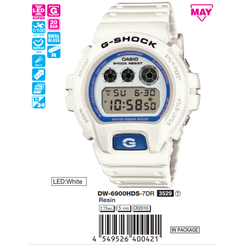 Casio Nam DW-6900HDS-7DR