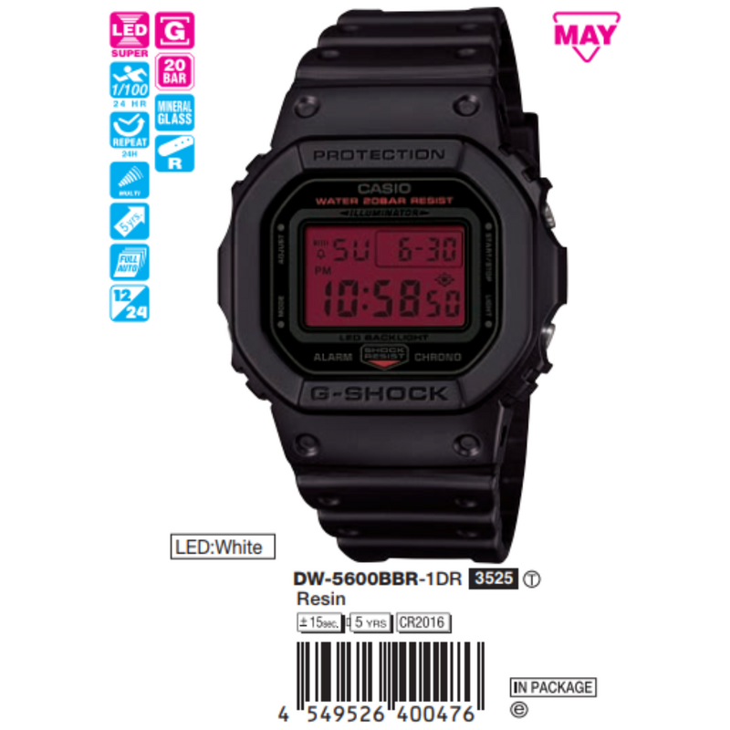 Casio Nam DW-5600BBR-1DR