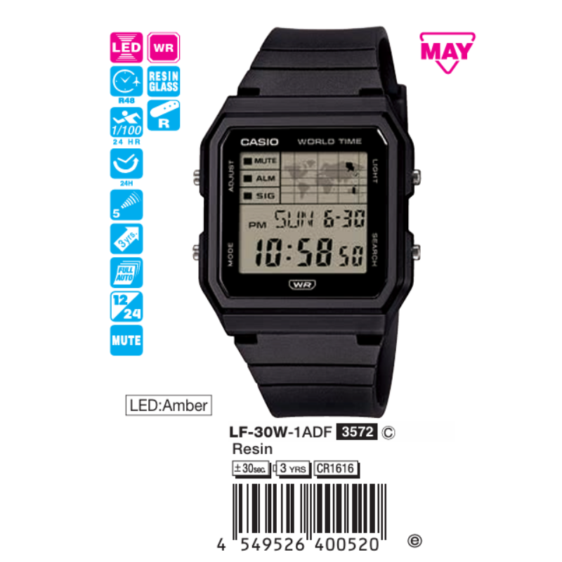 Casio Nam LF-30W-1ADF