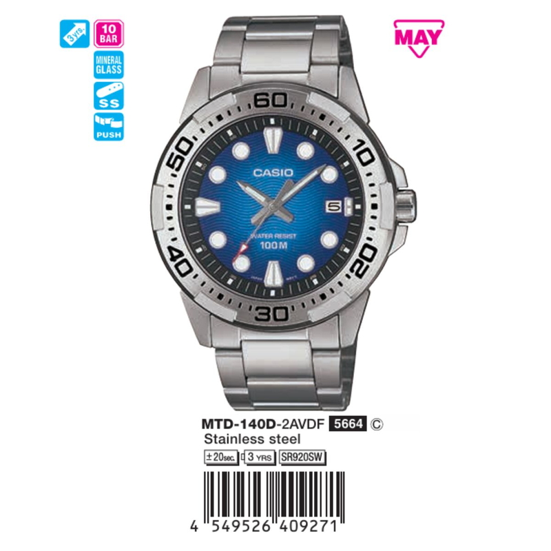 Casio Nam MTD-140D-2AVDF