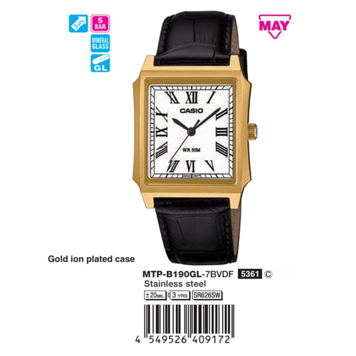 Casio Nam MTP-B190GL-7BVDF