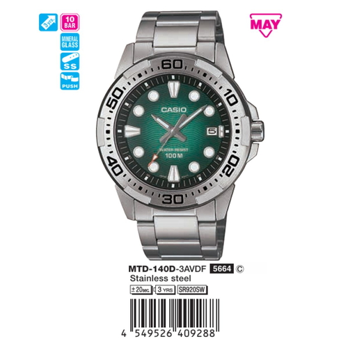 Casio Nam MTD-140D-3AVDF