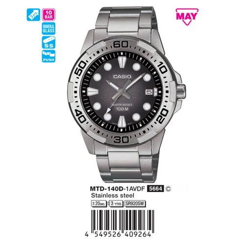 Casio Nam MTD-140D-1AVDF