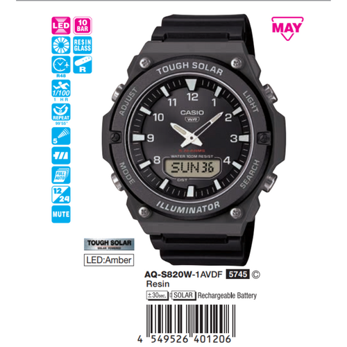 Casio Nam AQ-S820W-1AVDF