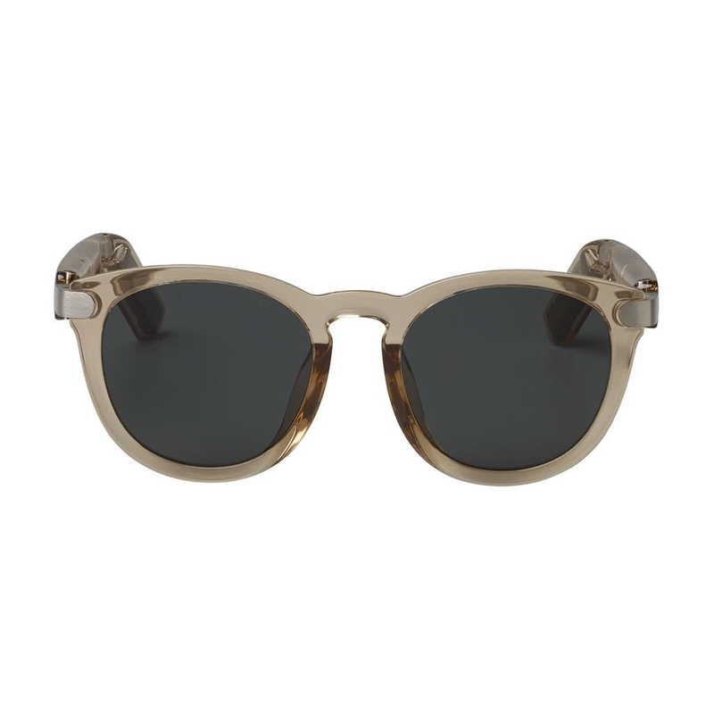 Kính Tai Nghe JBL Soundgear Frames Audio Glasses Gọng Tròn Nâu - Hàng Chính hãng VN
