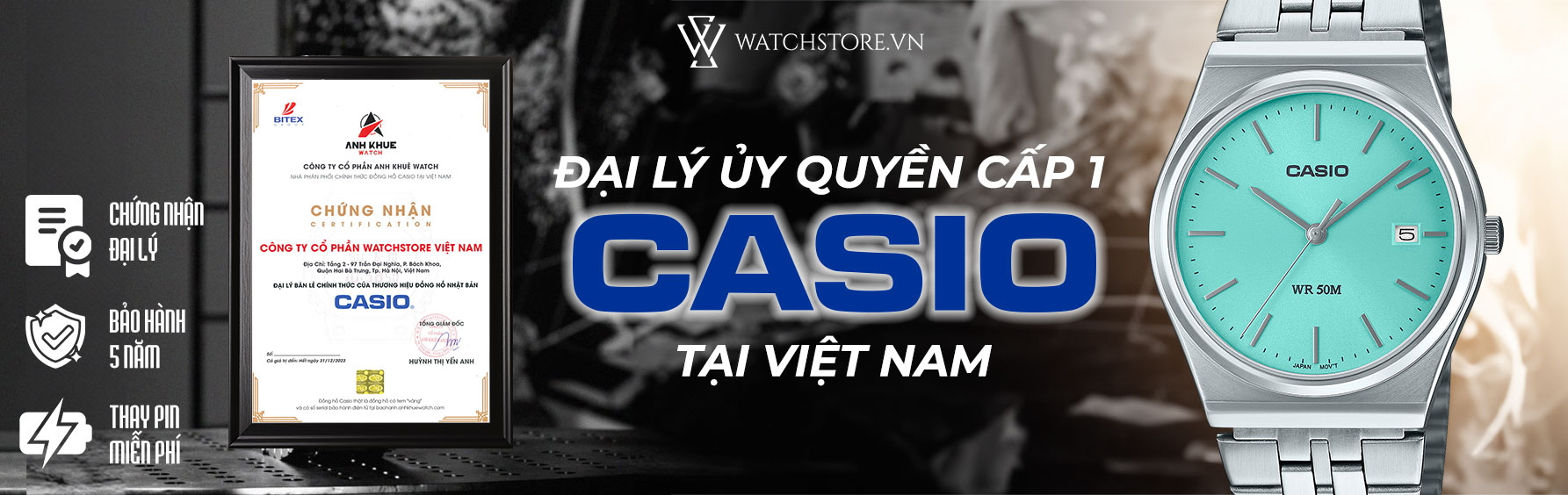 WatchStore Đại Lý Uỷ Quyền Casio