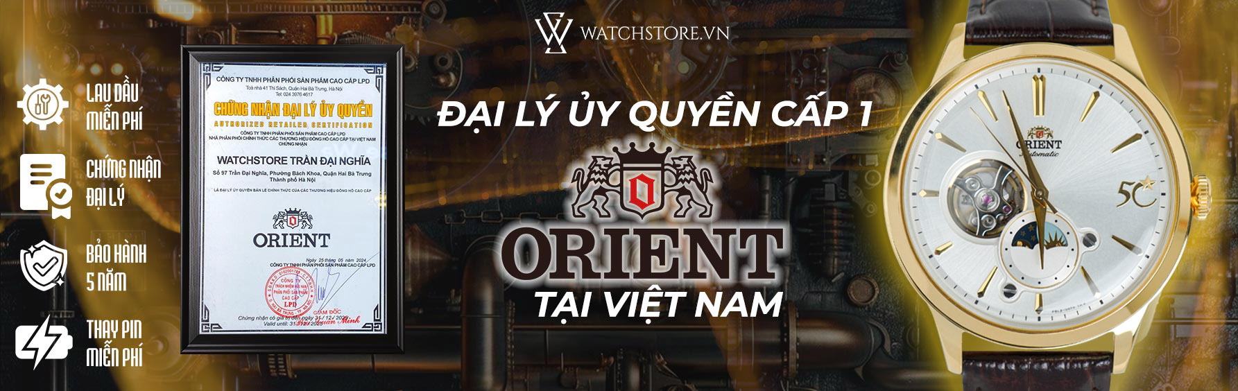 WatchStore Đại Lý Uỷ Quyền Orient