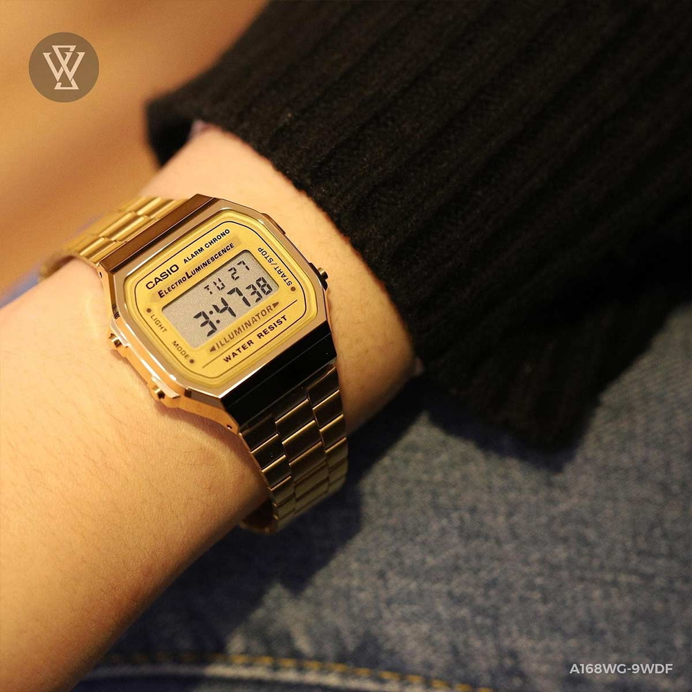 Casio Vintage Unisex A168WG-9WDF