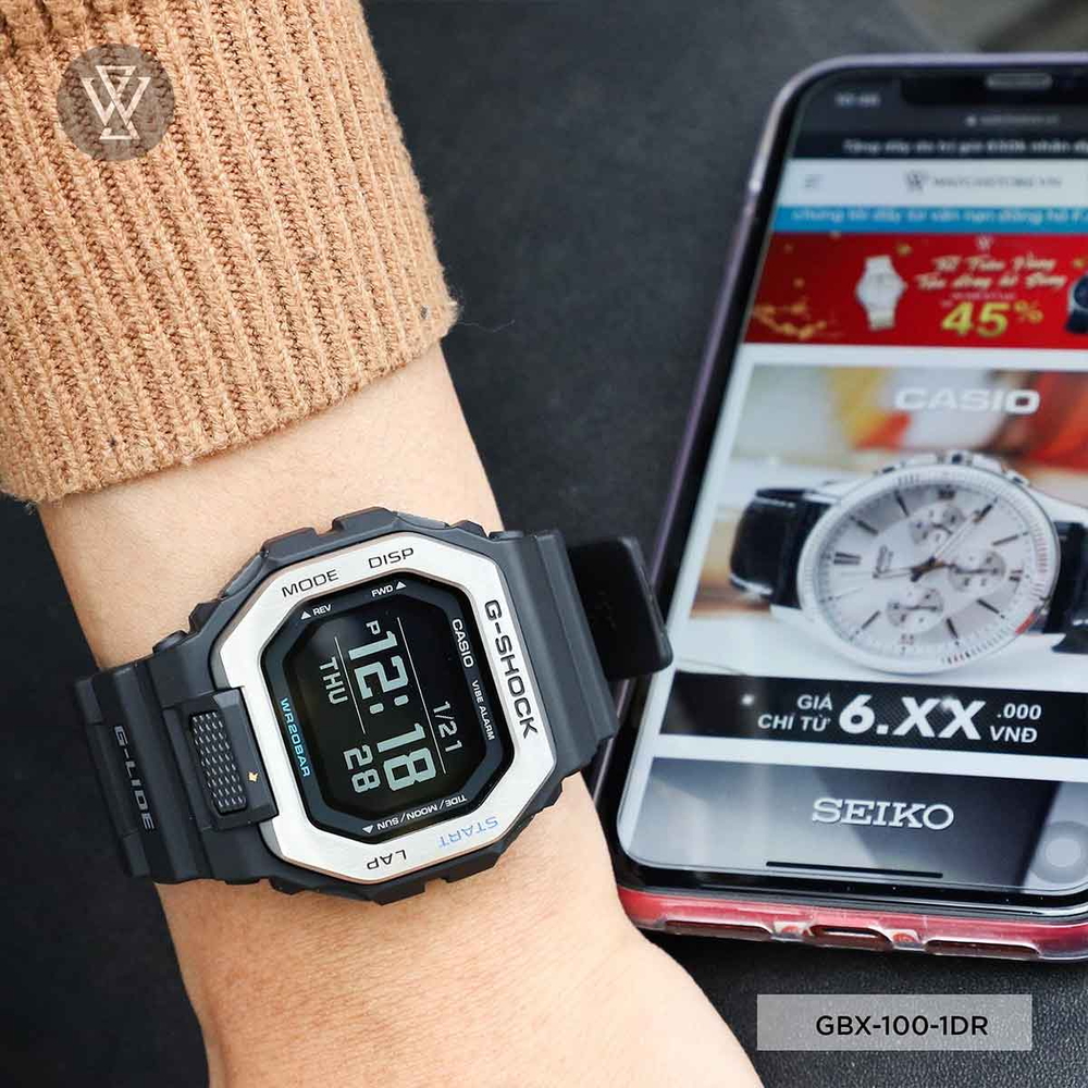 Casio - Nam GBX-100-1DR Size 50.9 × 46 mm